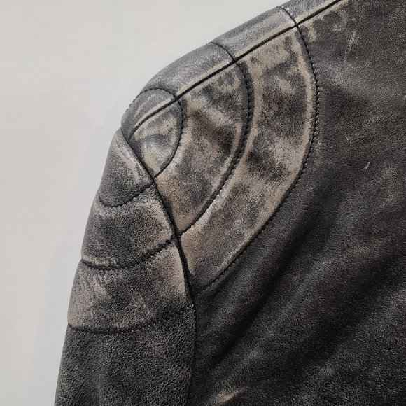 Dsquared2 Leather Biker Jacket - Picture 5 of 9